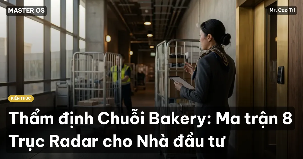Thẩm định Chuỗi Bakery: Ma trận 8 Trục Radar cho Nhà đầu tư