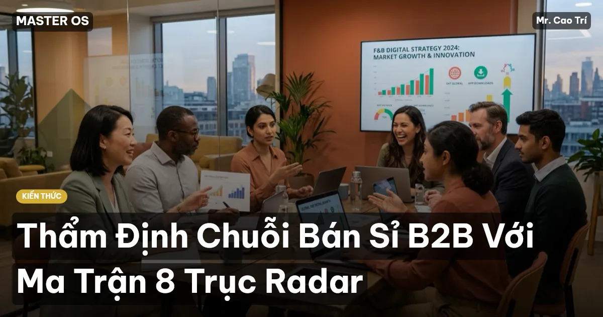 Thẩm Định Chuỗi Bán Sỉ B2B Với Ma Trận 8 Trục Radar