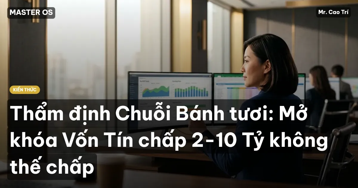 Thẩm định Chuỗi Bánh tươi: Mở khóa Vốn Tín chấp 2-10 Tỷ không thế chấp