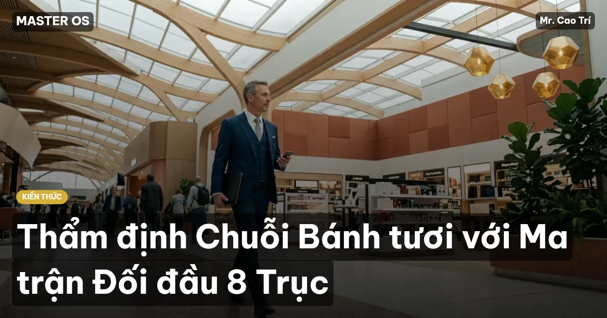 Thẩm định Chuỗi Bánh tươi với Ma trận Đối đầu 8 Trục