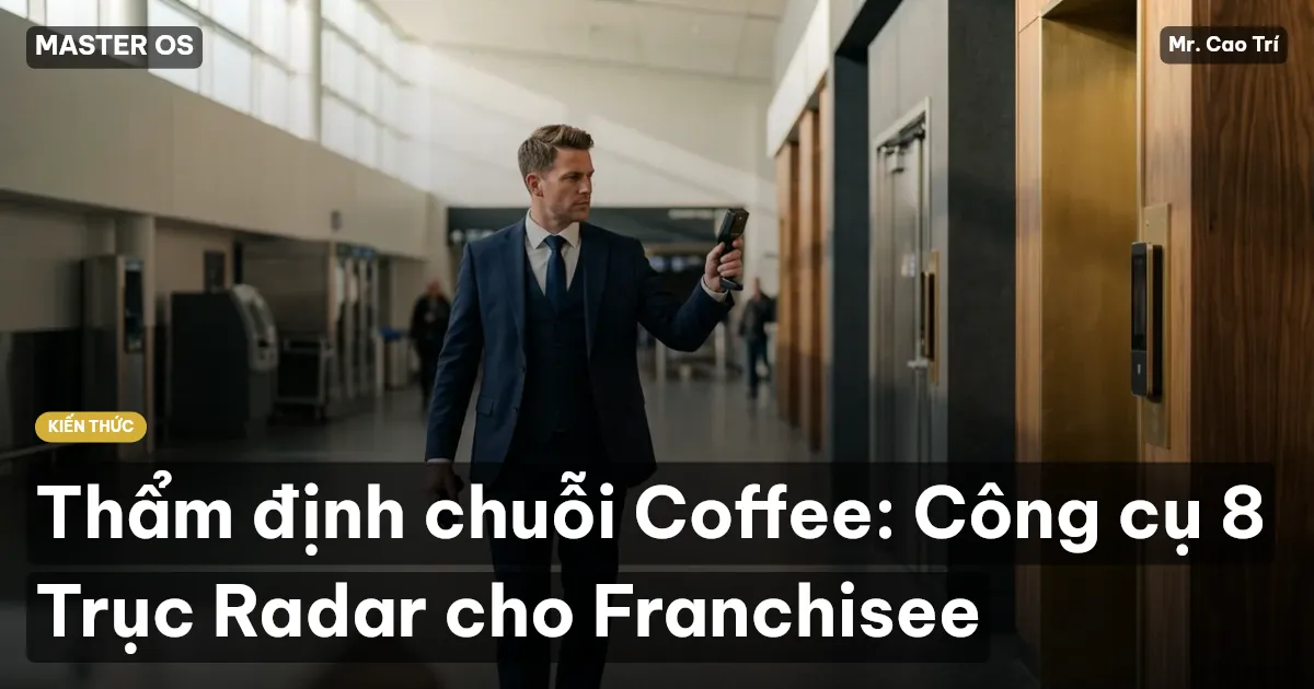 Thẩm định chuỗi Coffee: Công cụ 8 Trục Radar cho Franchisee