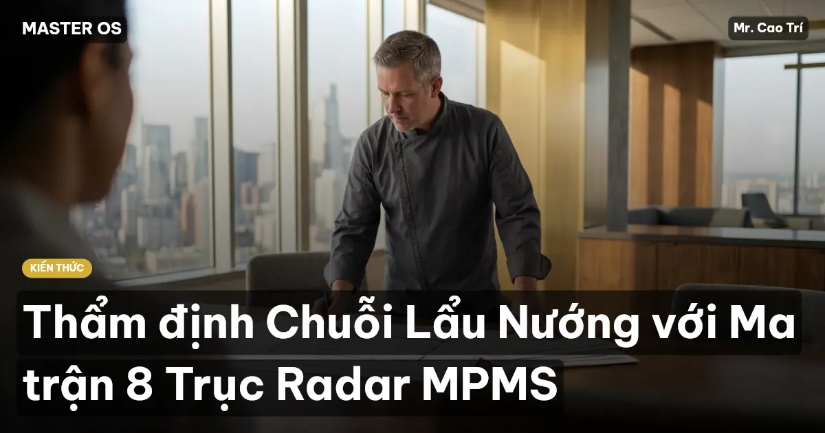 Thẩm định Chuỗi Lẩu Nướng với Ma trận 8 Trục Radar MPMS