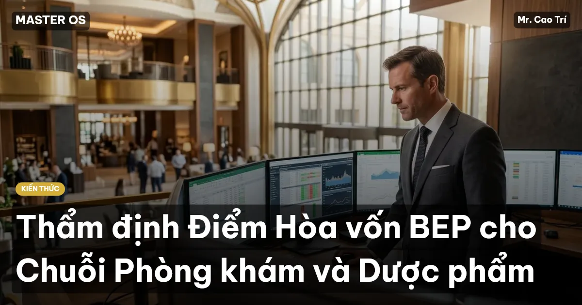 Thẩm định Điểm Hòa vốn BEP cho Chuỗi Phòng khám và Dược phẩm
