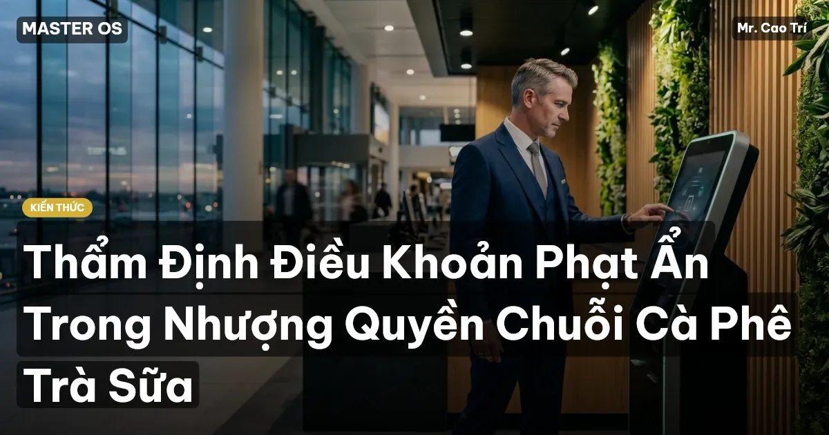 Thẩm Định Điều Khoản Phạt Ẩn Trong Nhượng Quyền Chuỗi Cà Phê Trà Sữa