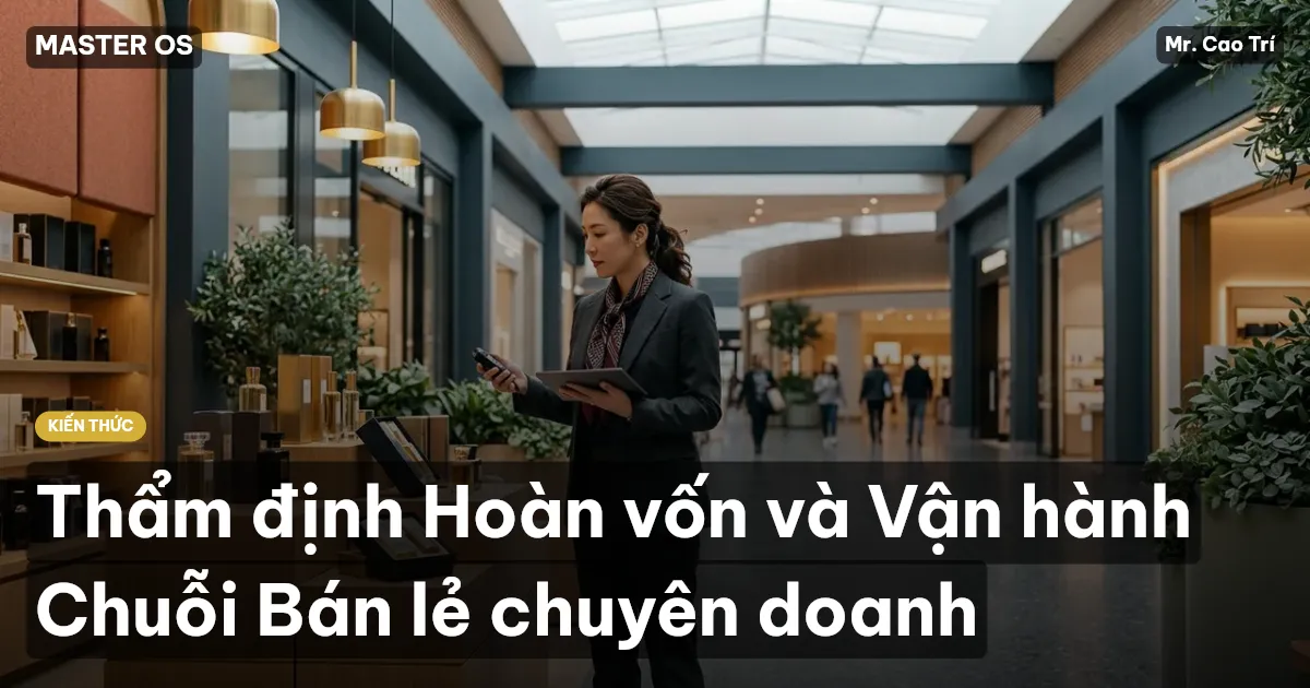 Thẩm định Hoàn vốn và Vận hành Chuỗi Bán lẻ chuyên doanh