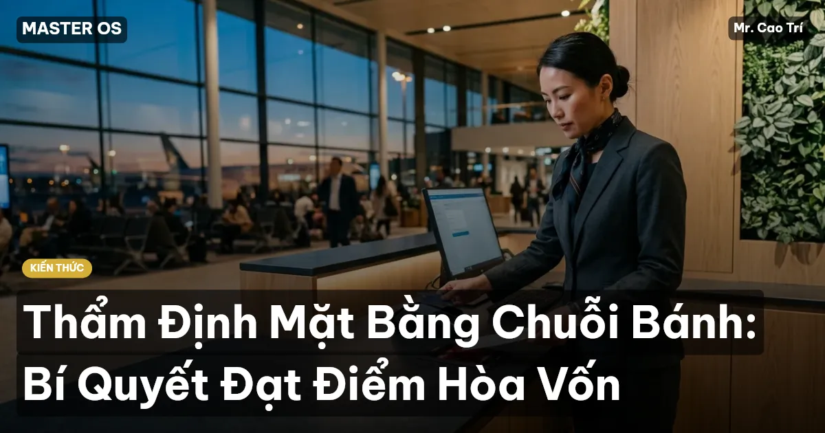 Thẩm Định Mặt Bằng Chuỗi Bánh: Bí Quyết Đạt Điểm Hòa Vốn