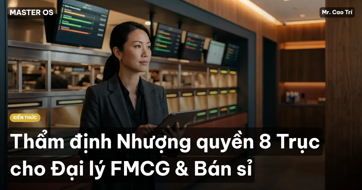 Thẩm định Nhượng quyền 8 Trục cho Đại lý FMCG & Bán sỉ