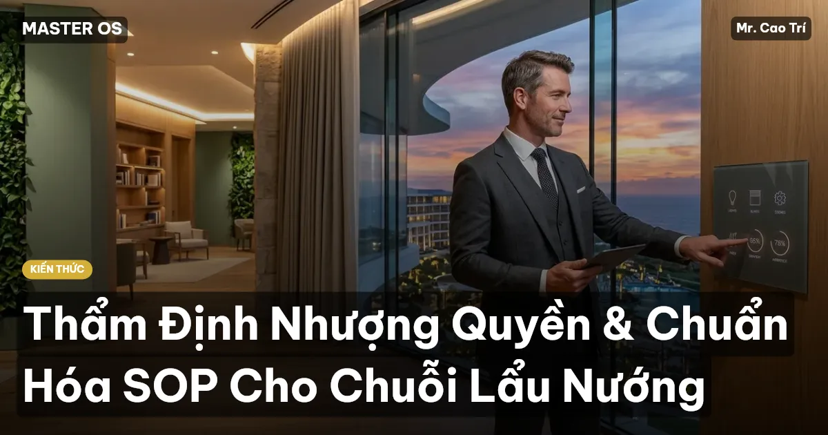 Thẩm Định Nhượng Quyền & Chuẩn Hóa SOP Cho Chuỗi Lẩu Nướng