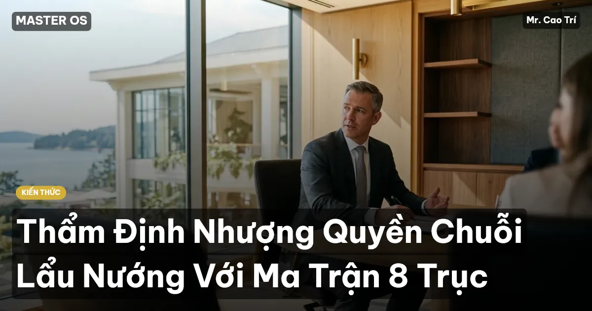 Thẩm Định Nhượng Quyền Chuỗi Lẩu Nướng Với Ma Trận 8 Trục