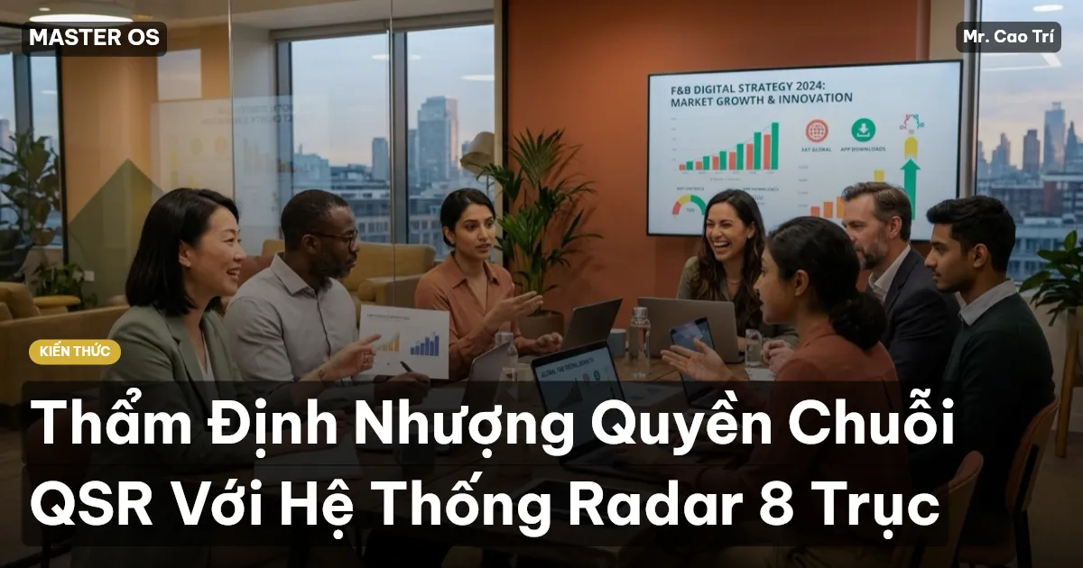 Thẩm Định Nhượng Quyền Chuỗi QSR Với Hệ Thống Radar 8 Trục