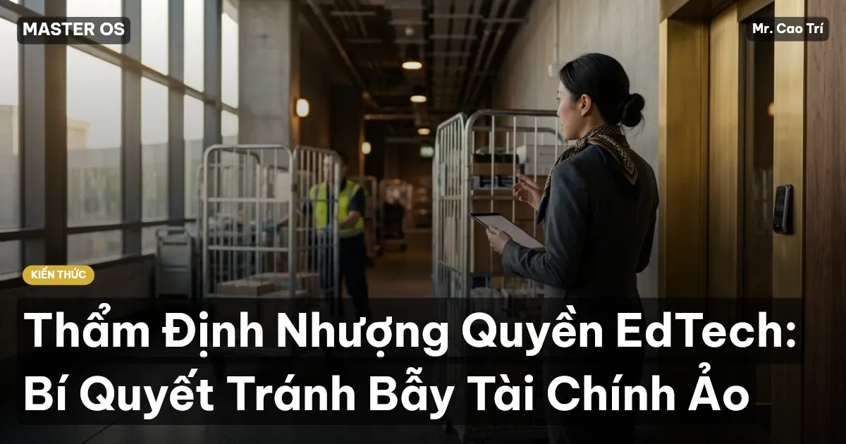 Thẩm Định Nhượng Quyền EdTech: Bí Quyết Tránh Bẫy Tài Chính Ảo