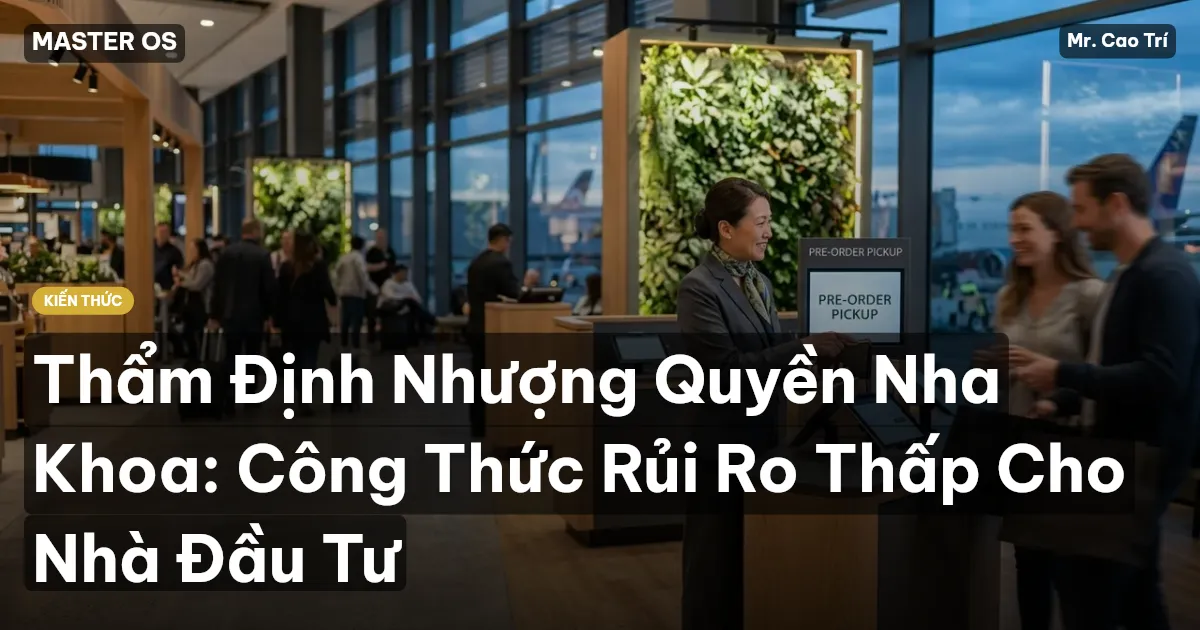 Thẩm Định Nhượng Quyền Nha Khoa: Công Thức Rủi Ro Thấp Cho Nhà Đầu Tư