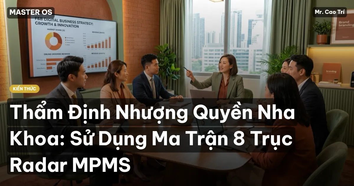 Thẩm Định Nhượng Quyền Nha Khoa: Sử Dụng Ma Trận 8 Trục Radar MPMS