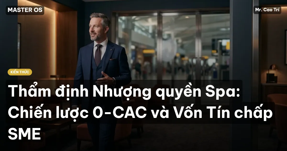 Thẩm định Nhượng quyền Spa: Chiến lược 0-CAC và Vốn Tín chấp SME