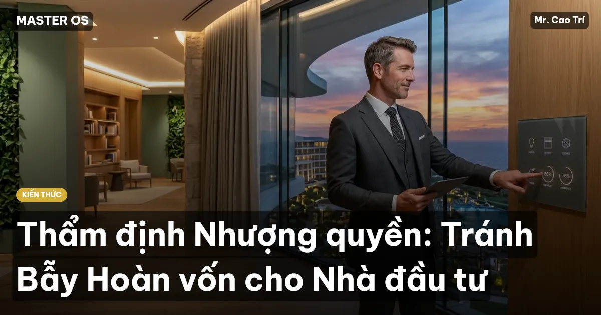 Thẩm định Nhượng quyền: Tránh Bẫy Hoàn vốn cho Nhà đầu tư