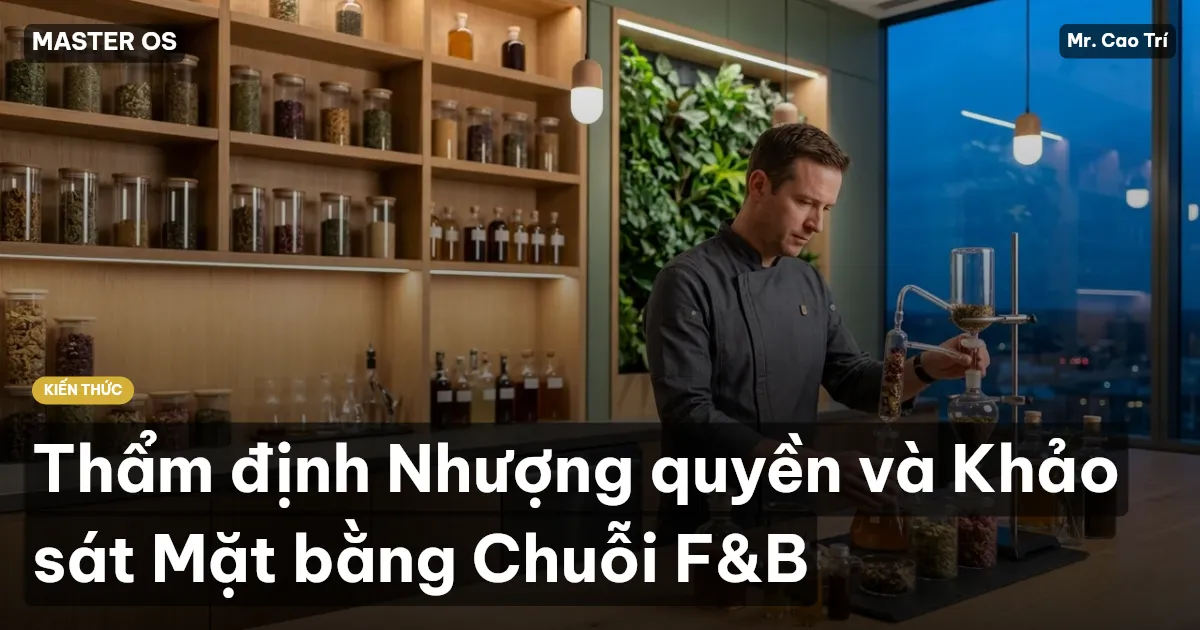 Thẩm định Nhượng quyền và Khảo sát Mặt bằng Chuỗi F