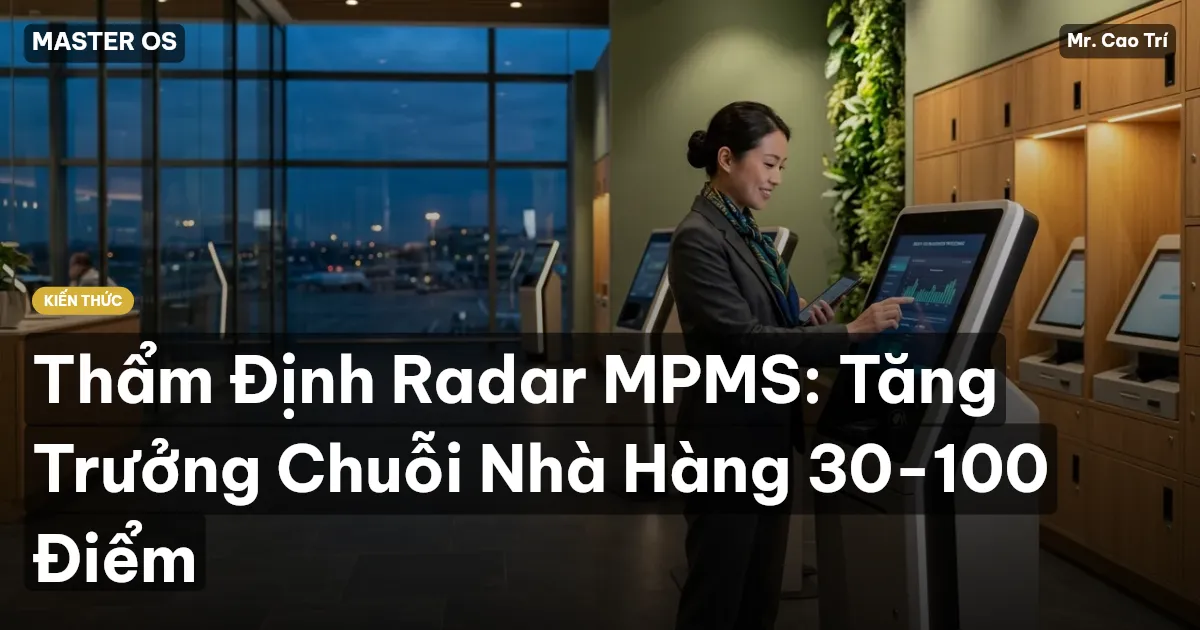 Thẩm Định Radar MPMS: Tăng Trưởng Chuỗi Nhà Hàng 30-100 Điểm