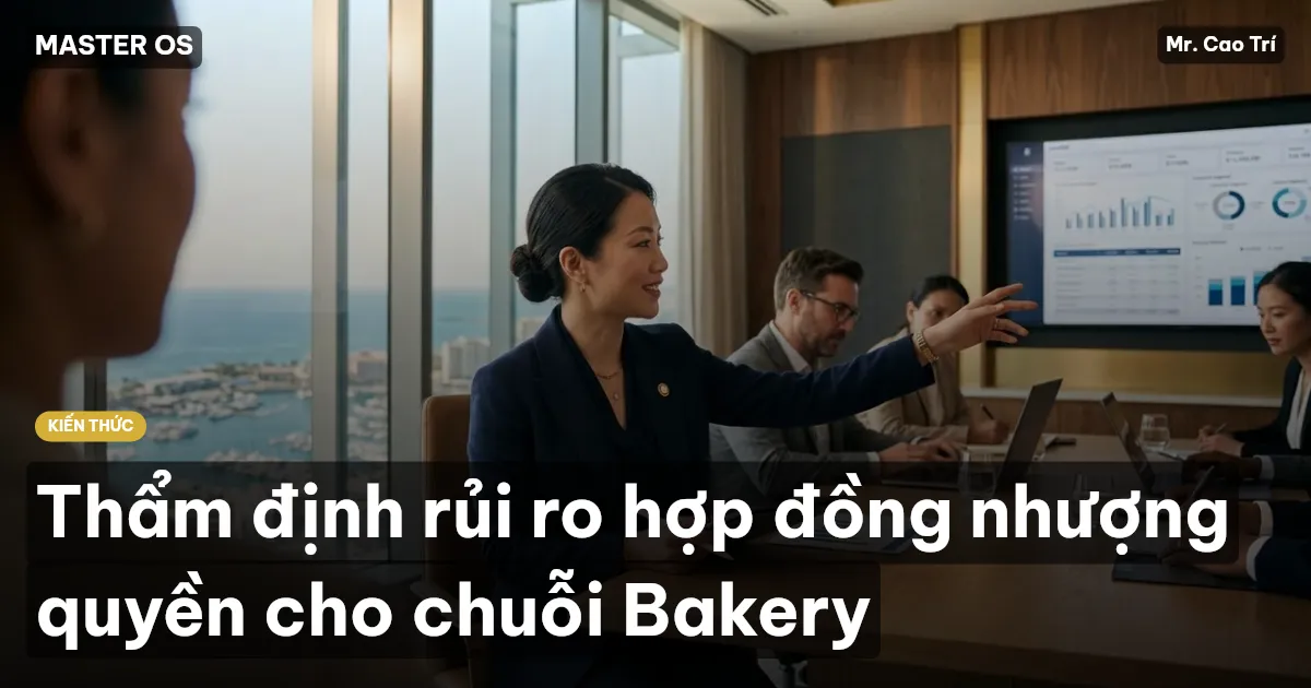 Thẩm định rủi ro hợp đồng nhượng quyền cho chuỗi Bakery