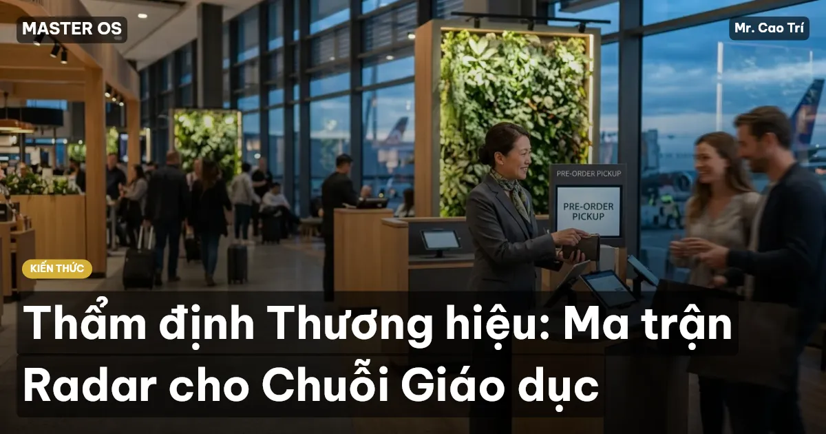 Thẩm định Thương hiệu: Ma trận Radar cho Chuỗi Giáo dục