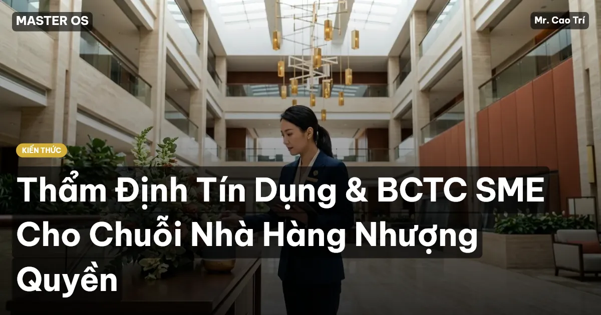Thẩm Định Tín Dụng & BCTC SME Cho Chuỗi Nhà Hàng Nhượng Quyền