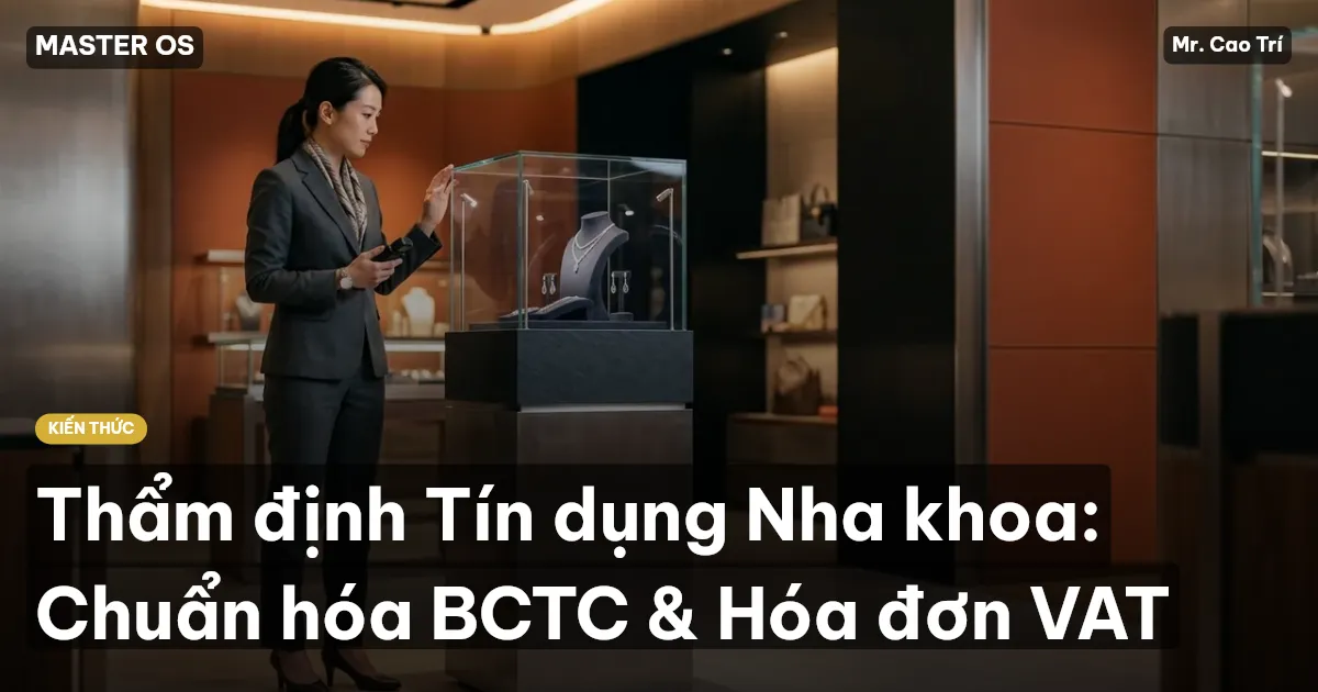 Thẩm định Tín dụng Nha khoa: Chuẩn hóa BCTC & Hóa đơn VAT