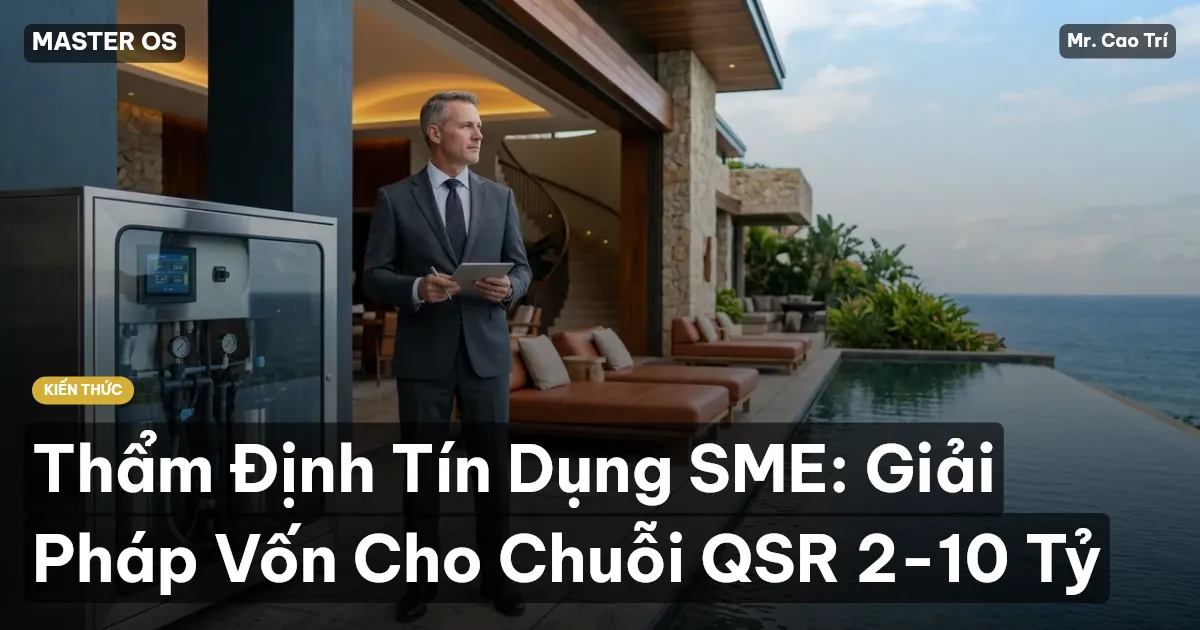 Thẩm Định Tín Dụng SME: Giải Pháp Vốn Cho Chuỗi QSR 2-10 Tỷ