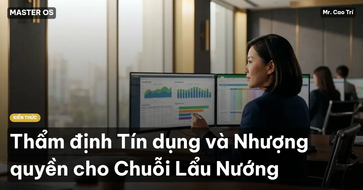 Thẩm định Tín dụng và Nhượng quyền cho Chuỗi Lẩu Nướng