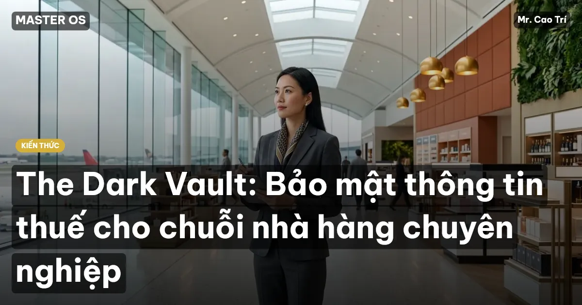 The Dark Vault: Bảo mật thông tin thuế cho chuỗi nhà hàng chuyên nghiệp