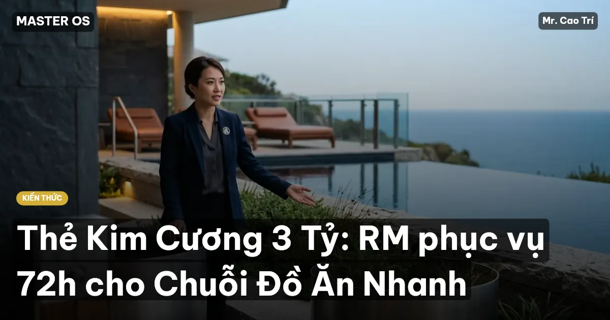 Thẻ Kim Cương 3 Tỷ: RM phục vụ 72h cho Chuỗi Đồ Ăn Nhanh