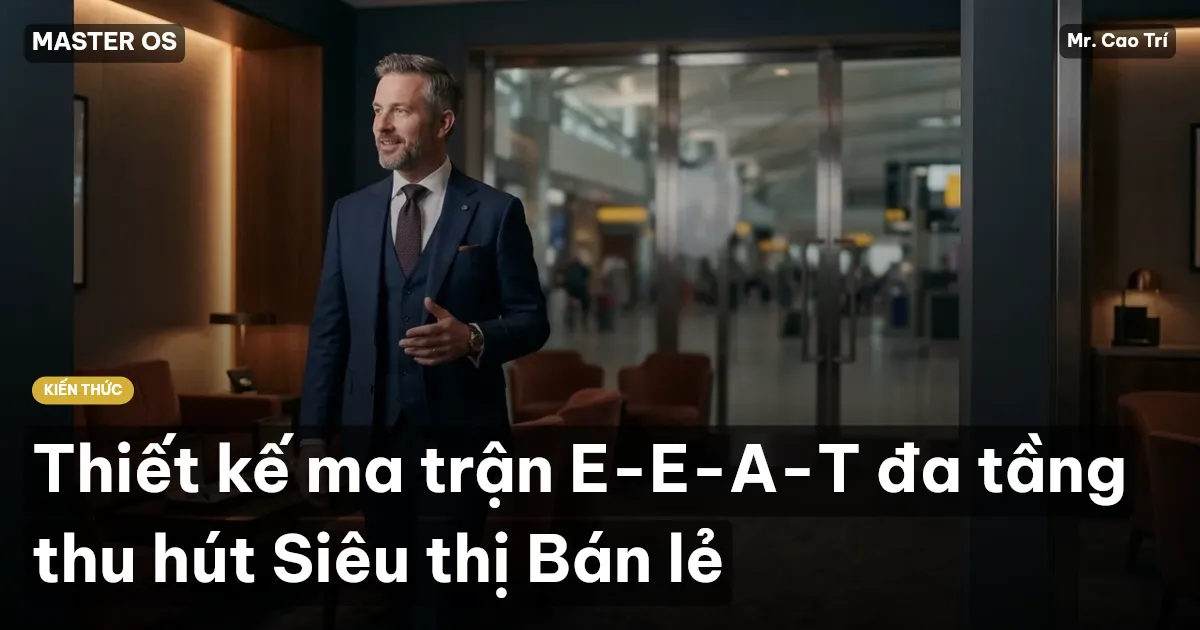 Thiết kế ma trận E-E-A-T đa tầng thu hút Siêu thị Bán lẻ