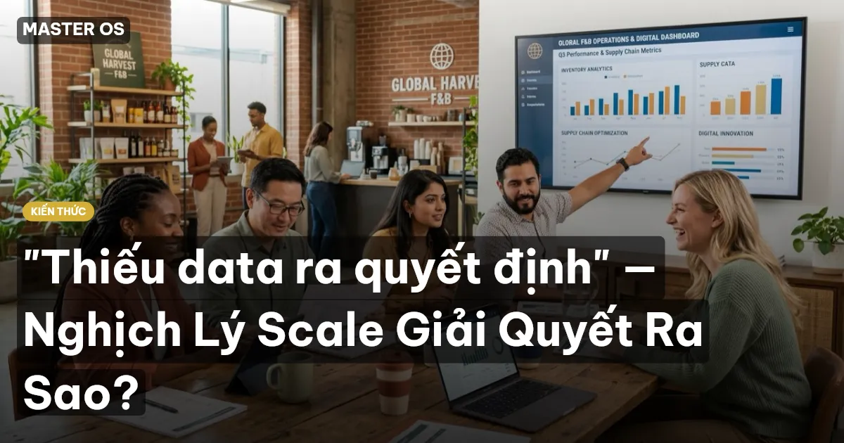 "Thiếu data ra quyết định" — Nghịch Lý Scale Giải Quyết Ra Sao?