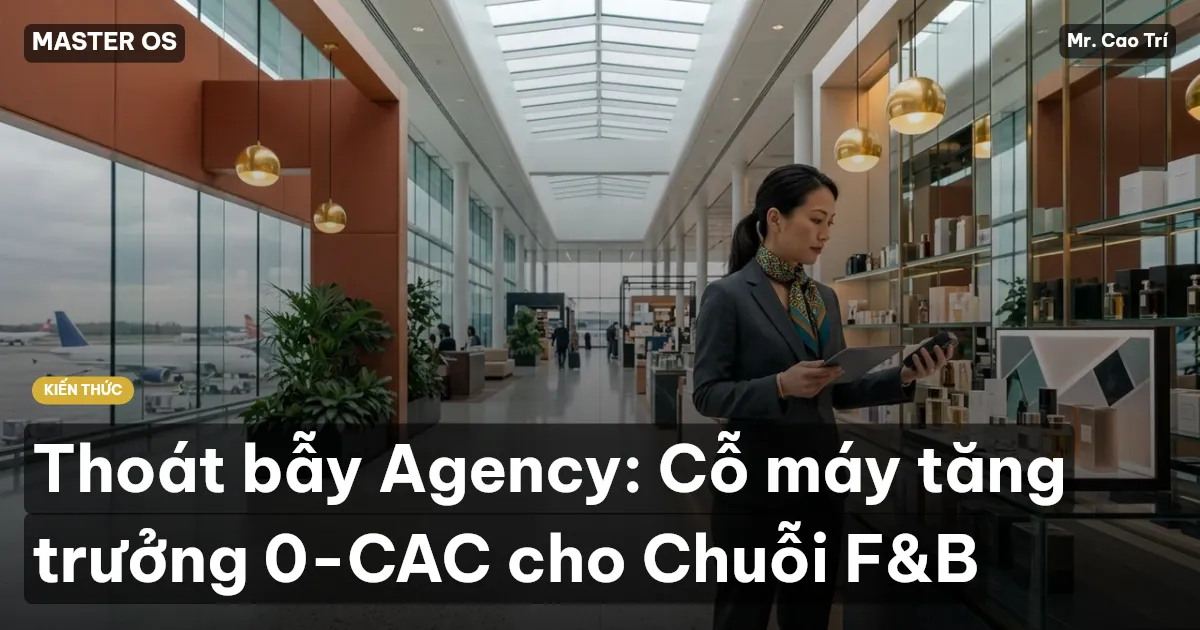 Thoát bẫy Agency: Cỗ máy tăng trưởng 0-CAC cho Chuỗi F