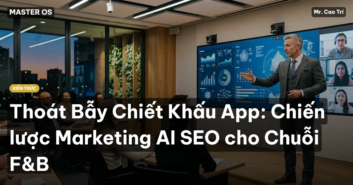 Thoát Bẫy Chiết Khấu App: Chiến lược Marketing AI SEO cho Chuỗi F
