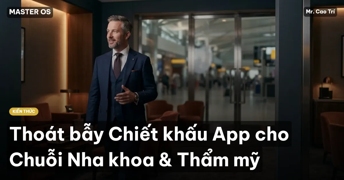 Thoát bẫy Chiết khấu App cho Chuỗi Nha khoa & Thẩm mỹ