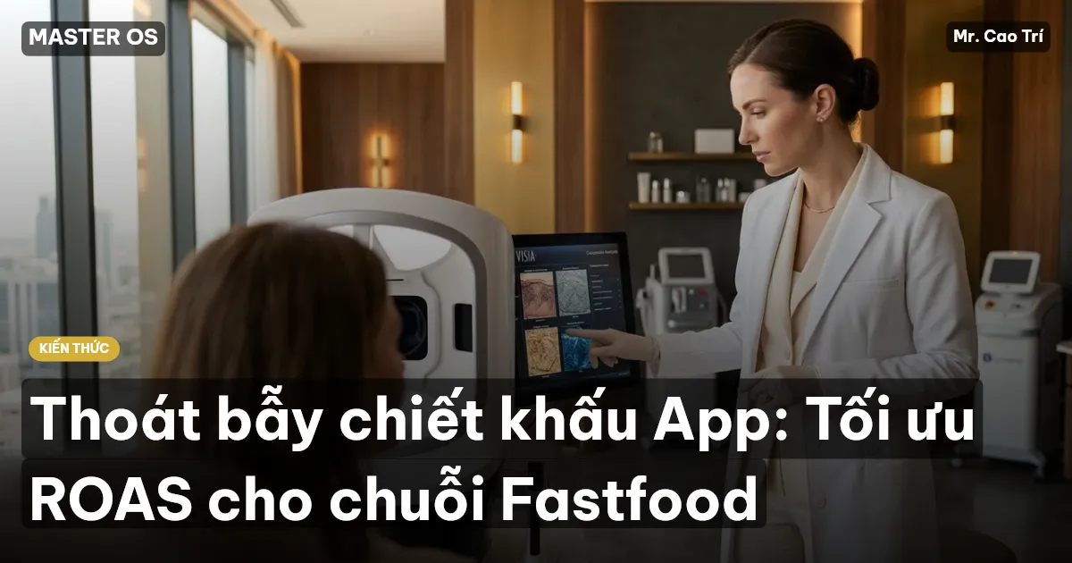 Thoát bẫy chiết khấu App: Tối ưu ROAS cho chuỗi Fastfood