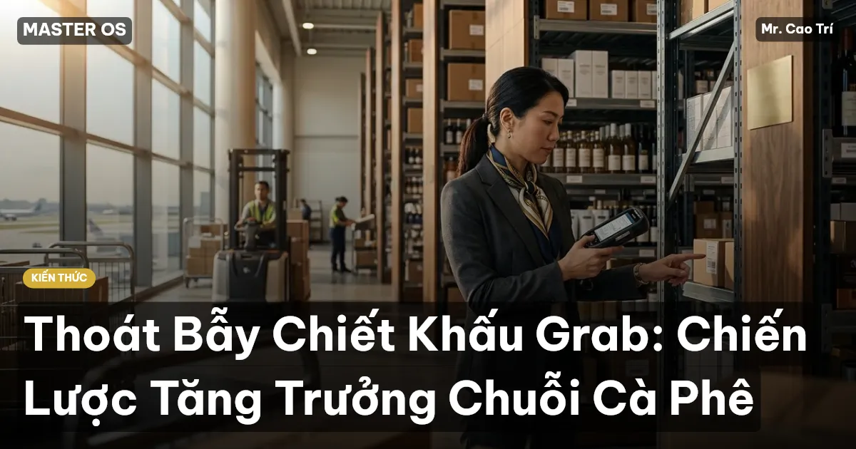 Thoát Bẫy Chiết Khấu Grab: Chiến Lược Tăng Trưởng Chuỗi Cà Phê