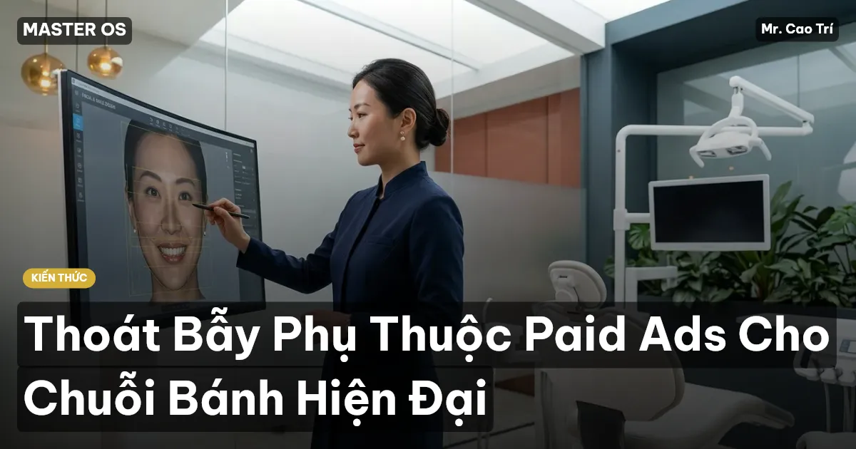 Thoát Bẫy Phụ Thuộc Paid Ads Cho Chuỗi Bánh Hiện Đại