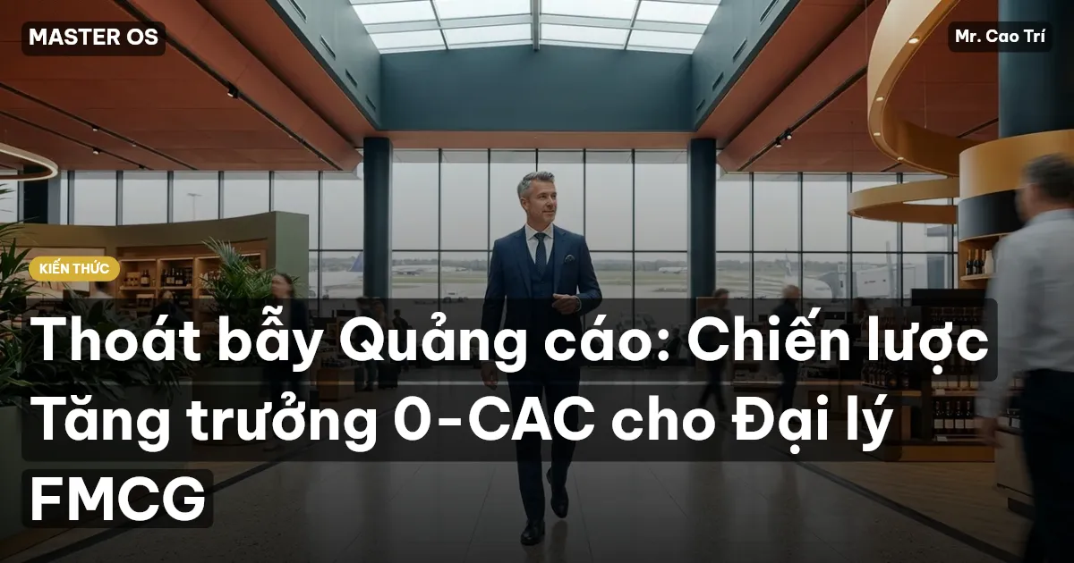 Thoát bẫy Quảng cáo: Chiến lược Tăng trưởng 0-CAC cho Đại lý FMCG
