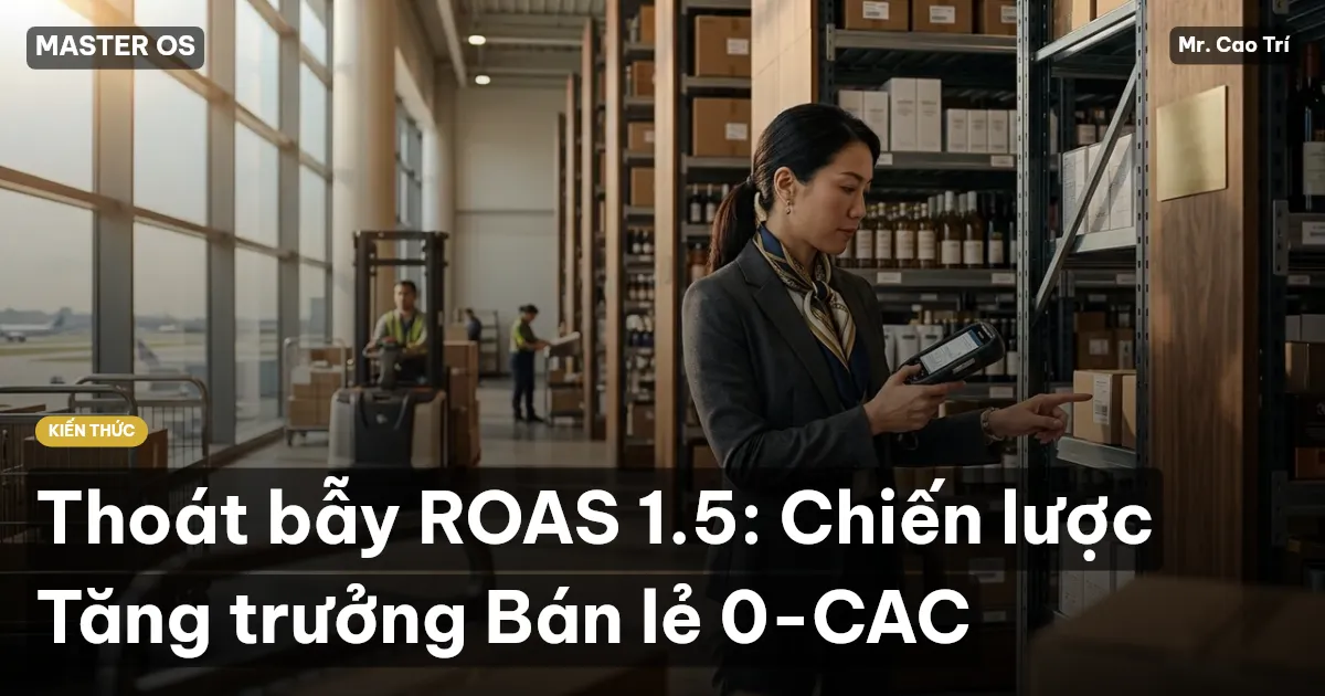 Thoát bẫy ROAS 1.5: Chiến lược Tăng trưởng Bán lẻ 0-CAC