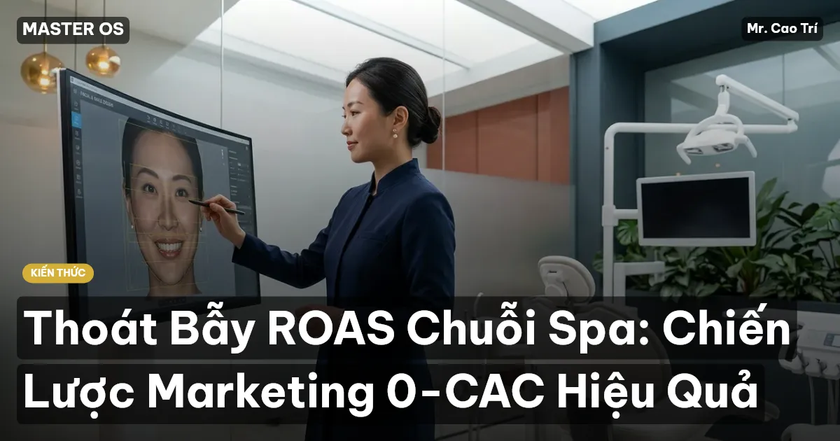 Thoát Bẫy ROAS Chuỗi Spa: Chiến Lược Marketing 0-CAC Hiệu Quả