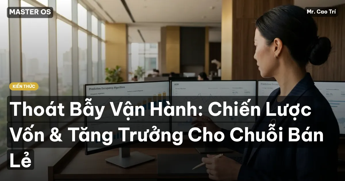 Thoát Bẫy Vận Hành: Chiến Lược Vốn & Tăng Trưởng Cho Chuỗi Bán Lẻ