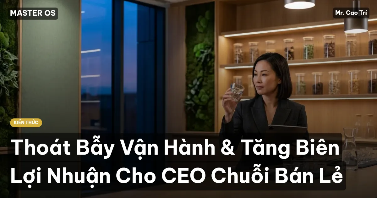 Thoát Bẫy Vận Hành & Tăng Biên Lợi Nhuận Cho CEO Chuỗi Bán Lẻ