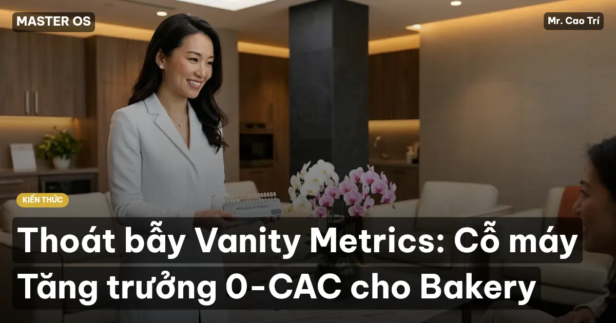 Thoát bẫy Vanity Metrics: Cỗ máy Tăng trưởng 0-CAC cho Bakery