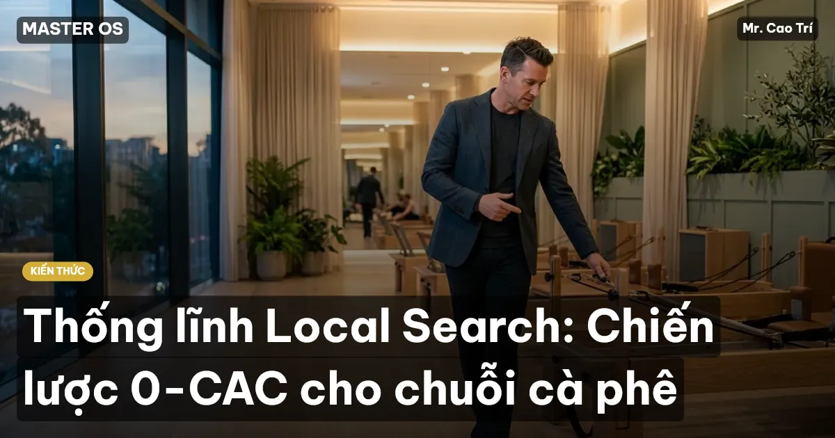 Thống lĩnh Local Search: Chiến lược 0-CAC cho chuỗi cà phê