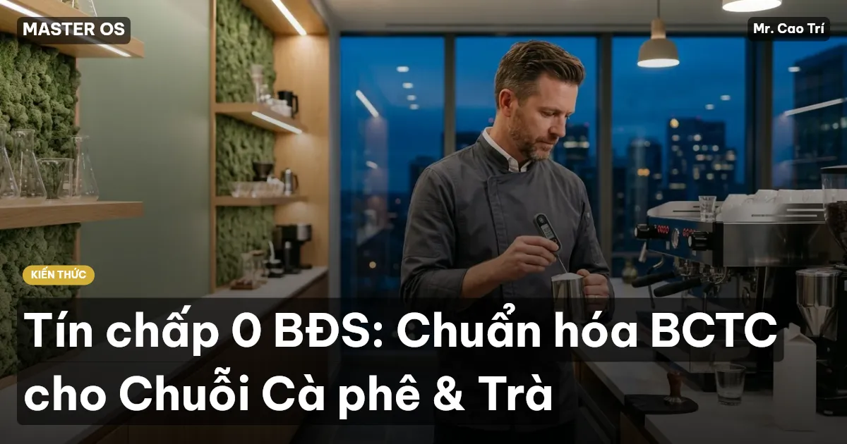 Tín chấp 0 BĐS: Chuẩn hóa BCTC cho Chuỗi Cà phê & Trà