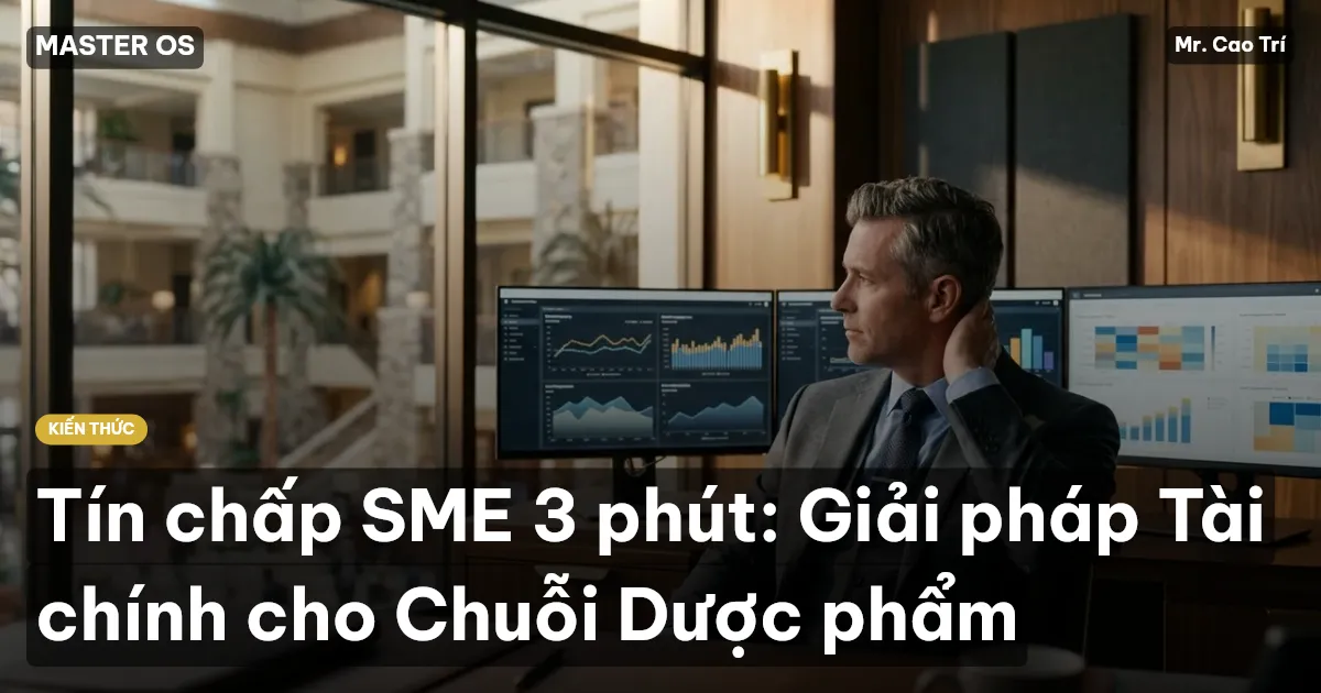 Tín chấp SME 3 phút: Giải pháp Tài chính cho Chuỗi Dược phẩm