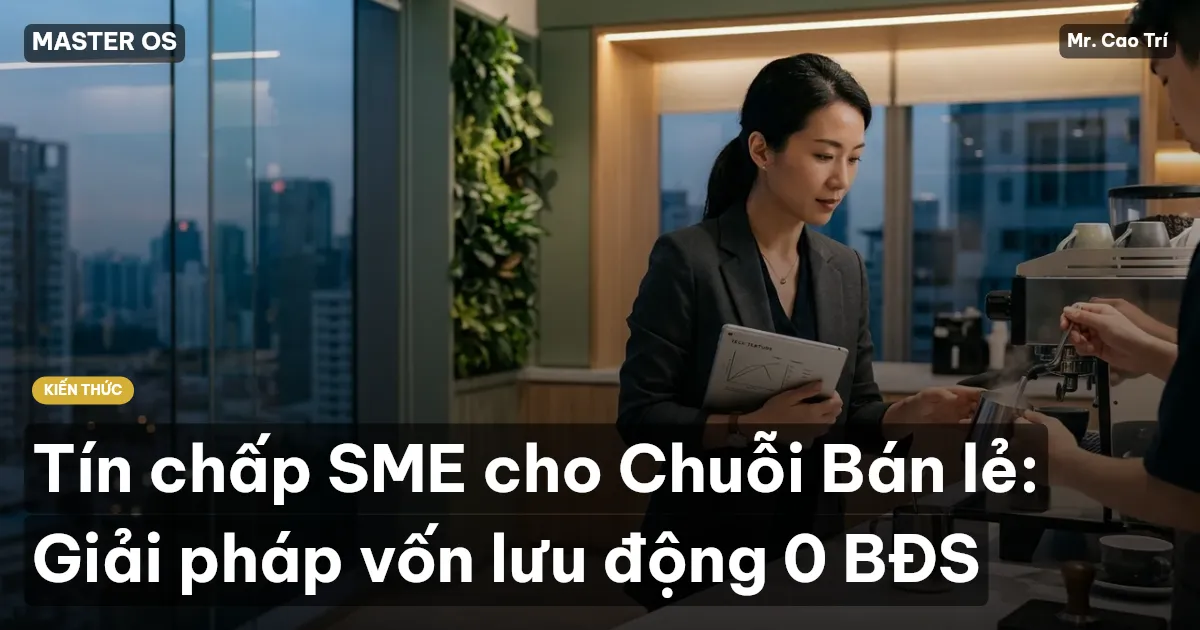 Tín chấp SME cho Chuỗi Bán lẻ: Giải pháp vốn lưu động 0 BĐS