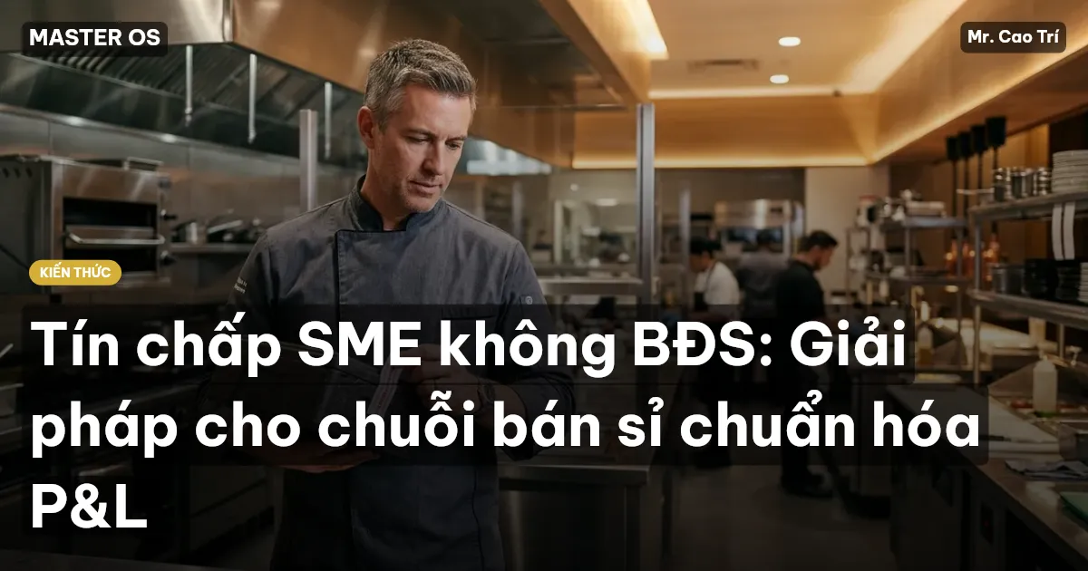 Tín chấp SME không BĐS: Giải pháp cho chuỗi bán sỉ chuẩn hóa P