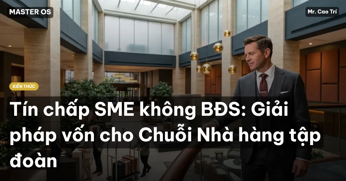 Tín chấp SME không BĐS: Giải pháp vốn cho Chuỗi Nhà hàng tập đoàn