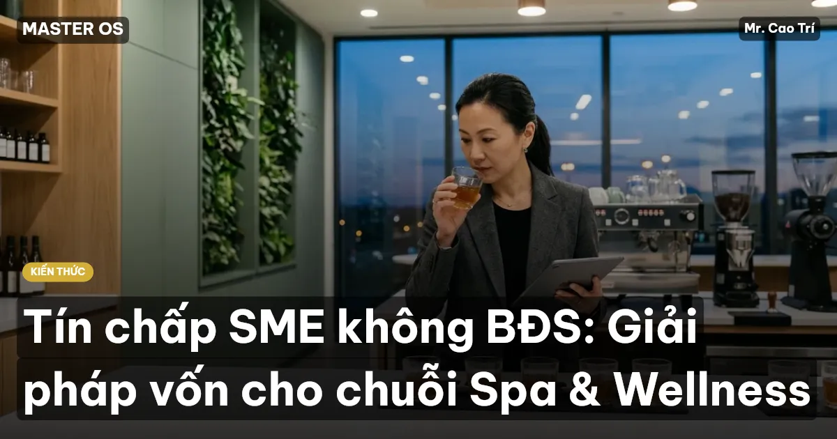 Tín chấp SME không BĐS: Giải pháp vốn cho chuỗi Spa & Wellness